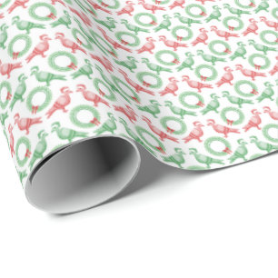 Christmas Pigeon Wrapping Paper