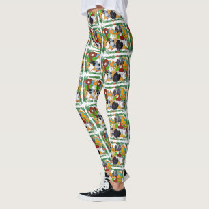 Christmas Pigeons Leggings