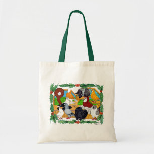 Christmas Pigeons Tote Bag