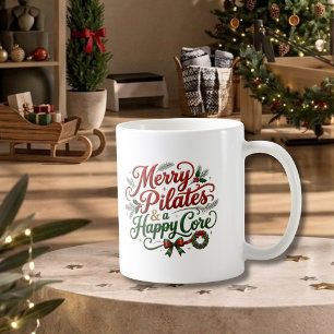 Christmas Pilates Coffee Mug