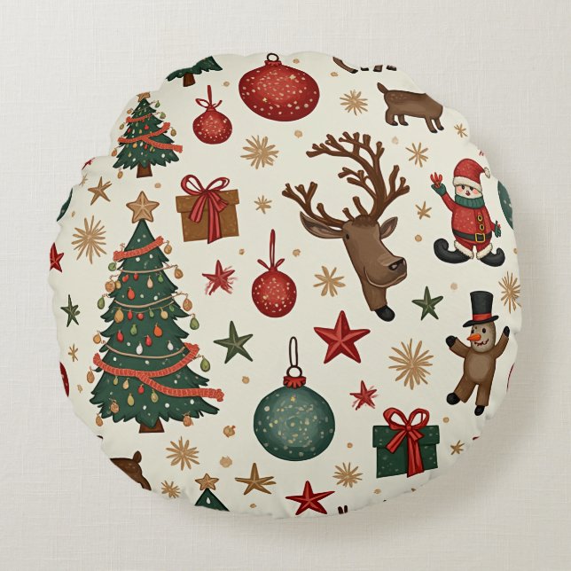 Christmas Pillow Cushion (Front)