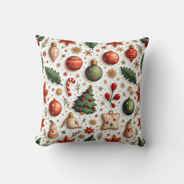 Christmas Pillow Cushion (Front)