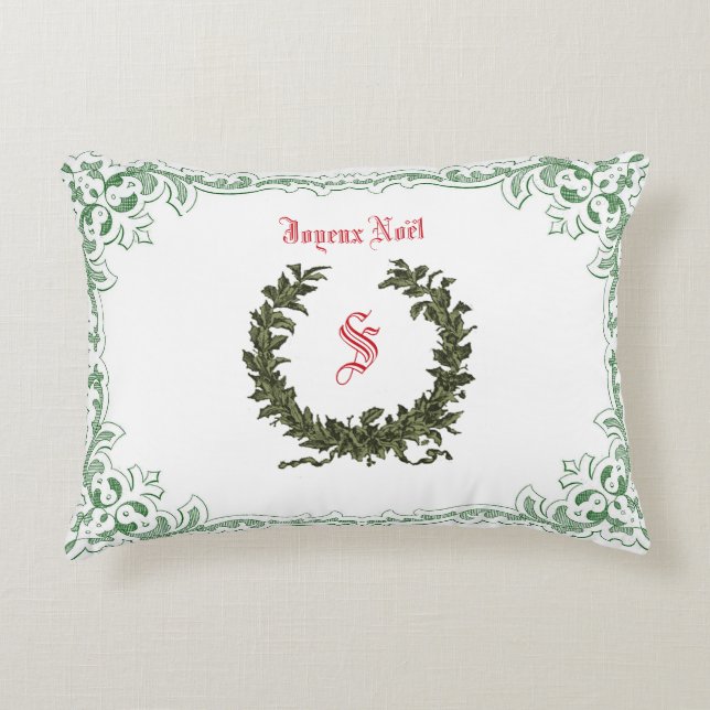 Christmas Pillow-personalised Decorative Cushion (Front)