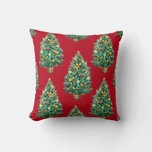 Christmas pillow (Red) (Front)