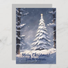 Christmas pine 7, Happy Holidays, greeting card