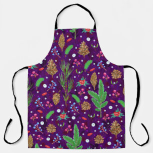 Christmas Pine Cones: Festive Seamless Apron