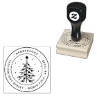 Christmas Pine Tree Return Address
