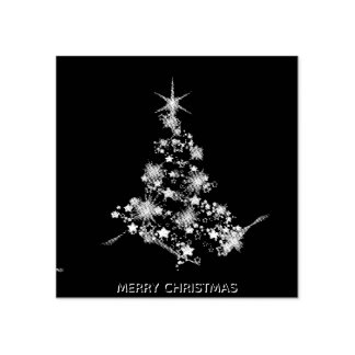 Christmas Pine Tree Rubber Stamp