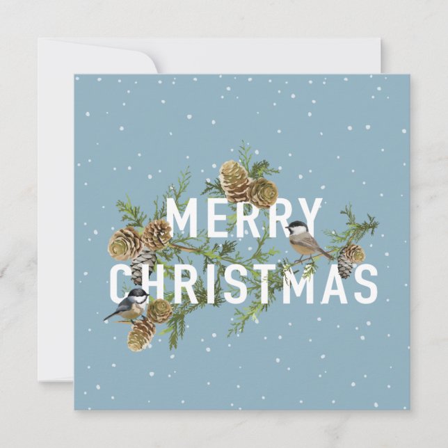 Christmas pineals card Xmas (Front)