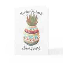 Christmas Pineapple Card 2