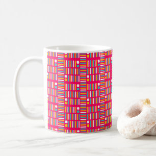 Christmas Pink Floral gift Two-Tone coffee mug