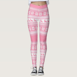 Christmas Pink Leggings