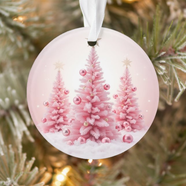 Christmas Pink Ornament (Tree)
