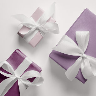 Christmas Pink Purple  Wrapping Paper Sheet
