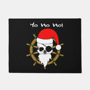 Christmas Pirates T Shirt Doormat