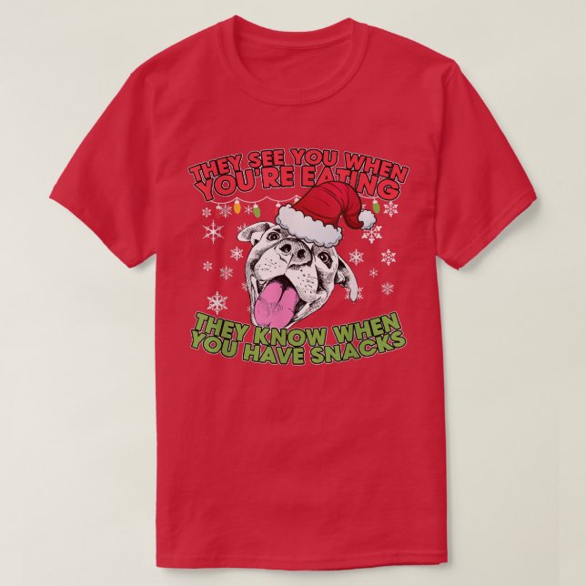 Christmas Pitbull Lover Gifts  Pitbull Christmas s T-Shirt (Design Front)