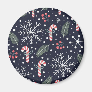 christmas pixels magnet