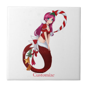 Christmas Pixie Mermaid Thunder_Cove Tile