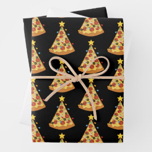 Christmas Pizza Lover Holiday Dinner Xmas Night  Wrapping Paper Sheet