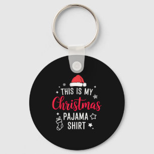 Christmas Pj Pajama Pjs Key Ring