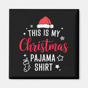 Christmas Pj Pajama Pjs Magnet