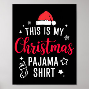Christmas Pj Pajama Pjs Poster