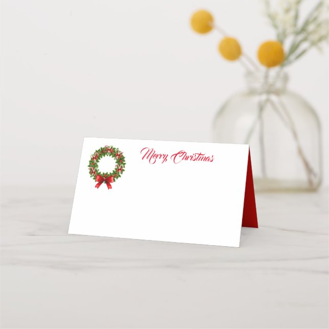 Christmas Place Card (Front)