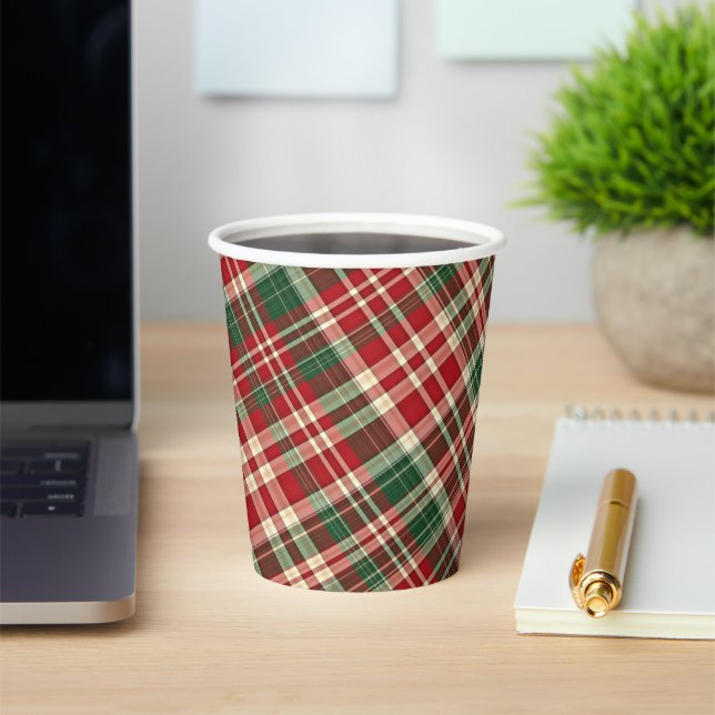 Christmas Plaid 01-PAPER CUPS (Insitu)