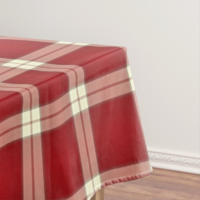 Christmas Plaid 02-Cotton Tablecloth 52x70 (In Situ)