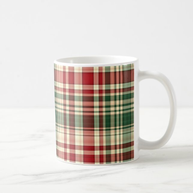 Christmas Plaid 06-11oz Coffee Mug (Right)