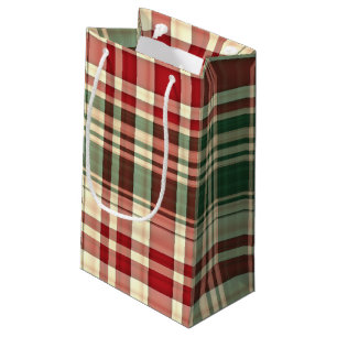 Christmas Plaid 06-GIFT BAG S