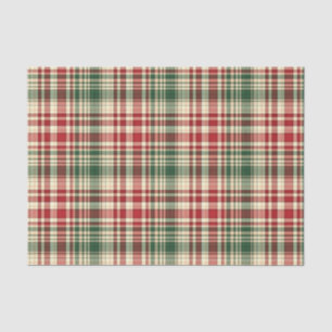 Christmas Plaid 06-TISSUE WRAPPING PAPER