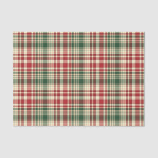 Christmas Plaid 06-TISSUE WRAPPING PAPER