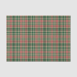 Christmas Plaid 08-TISSUE WRAPPING PAPER