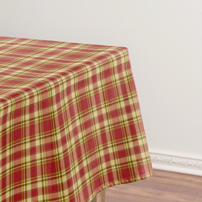 Christmas Plaid 15-Cotton Tablecloth 52x70 (In Situ)