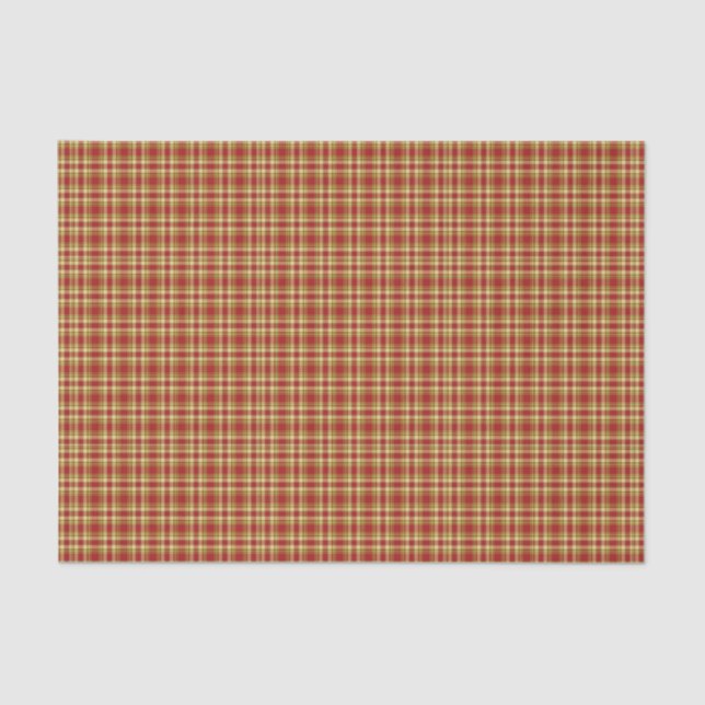 Christmas Plaid 15-TISSUE WRAPPING PAPER (Front)