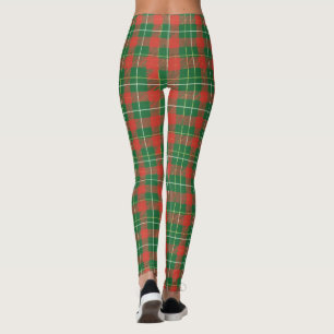 Christmas Plaid 4 Leggings
