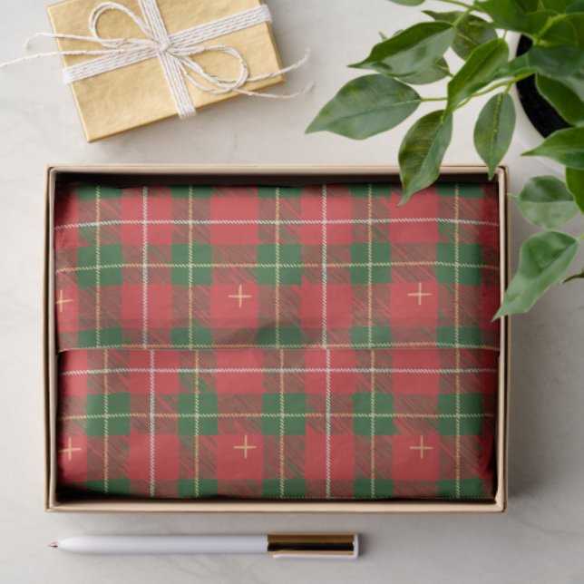 Christmas Plaid 6 Tissue Paper (Gift)