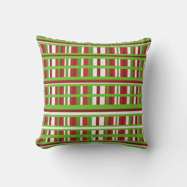 Christmas Plaid Cushion (Front)