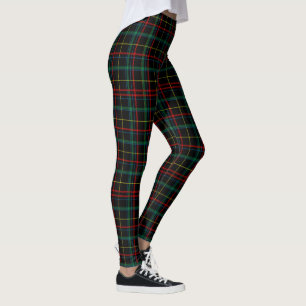 Christmas Plaid Design Leggings