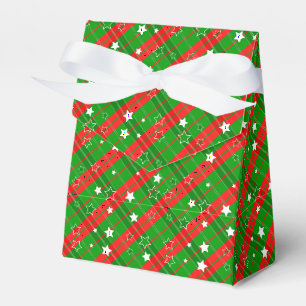 Christmas Plaid Favor Box