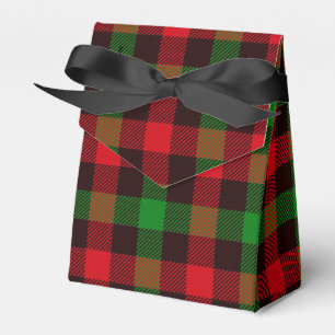 Christmas Plaid Favour Box