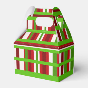 Christmas Plaid Favour Box