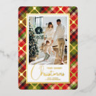 Christmas Plaid Gold