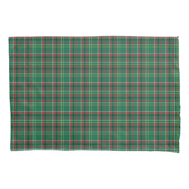 Christmas Plaid Green Pattern-23914 Pillowcase (Front)