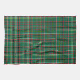 Christmas Plaid Green Pattern-23914 Tea Towel
