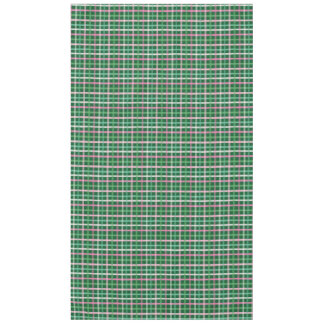 Christmas Plaid - Green Pink Tablecloth