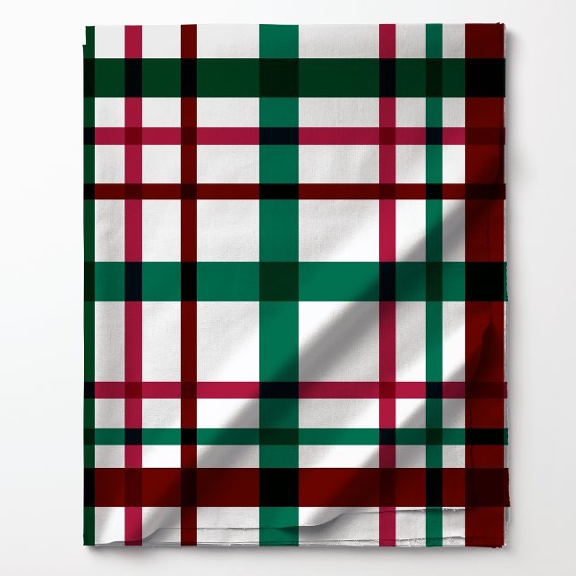 Christmas Plaid in Red and Green Pattern Fabric (Creator Uploaded)