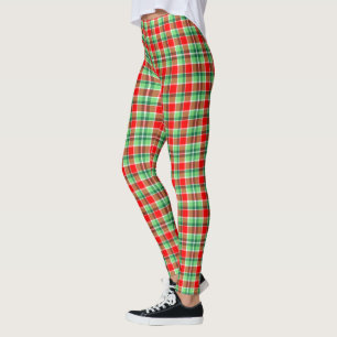 Christmas Plaid leggings