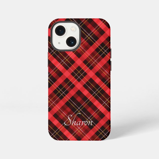Christmas Plaid Pattern iPhone Case (Back)